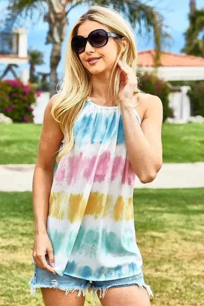 BiBi Tie - Dye Halter Neck Top - Update AvenueFestival VibesTrendsi1001004495112091001004495112094b566702 - cef4 - 4a6b - 88a2 - c81714320592 - MaxMulticolor
