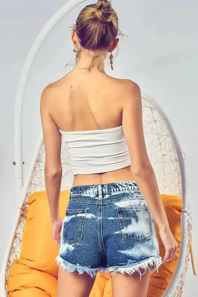 BiBi US Flag Theme Bleached Denim Shorts - Update AvenueHonor the Stars and StripesTrendsi100100803331651100100803331651a507ff35 - 095a - 434c - 8d8d - 0c4c522cad99 - MaxAmerican Flag