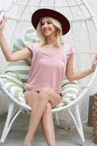 BiBi Viscose Rayon Slub Knit With Lace Yoke - Update AvenueT-ShirtsTrendsi1001008072010251001008072010253c4a771492014efeb8e99a25cae6d210 - Max - OriginROSE