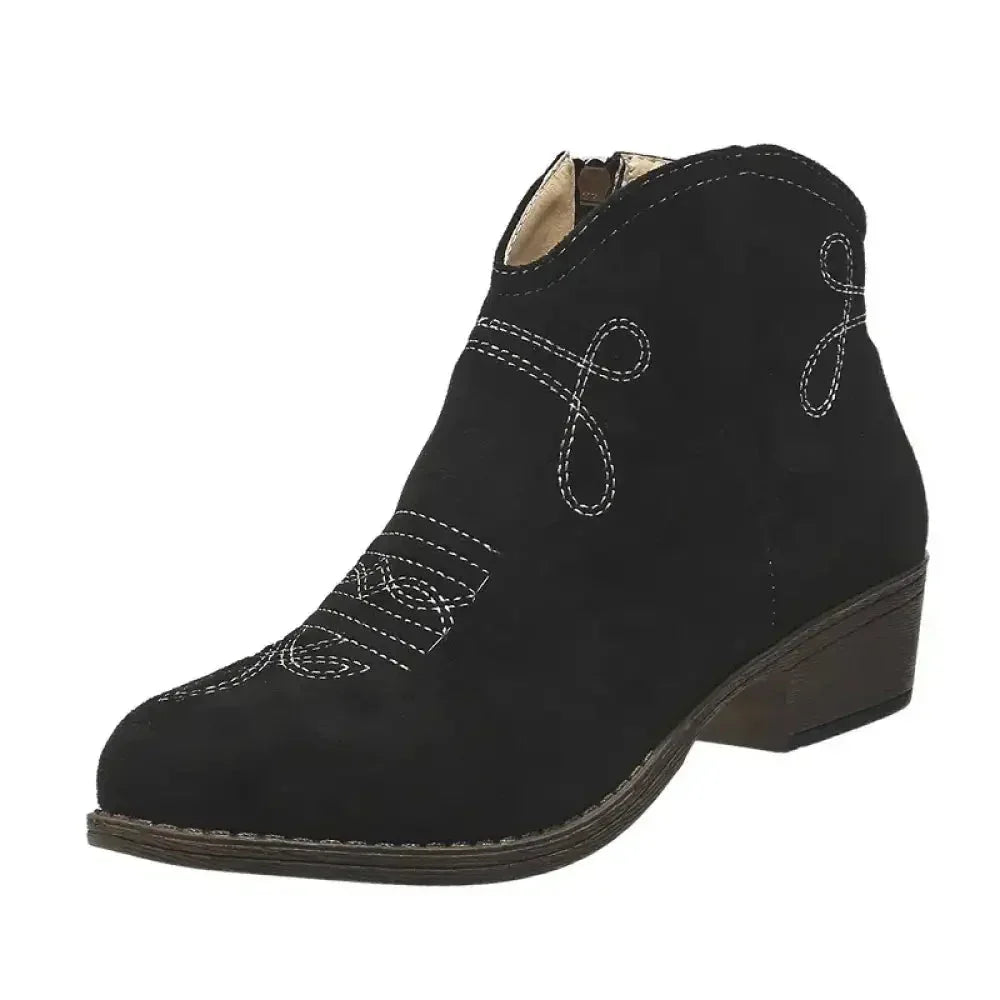 Block Heel Ankle Boots - Update AvenueTrendsi100600773841055100600773841055Block Heel Ankle BootsChocolate