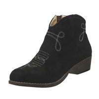 Block Heel Ankle Boots - Update AvenueTrendsi100600773841055100600773841055Block Heel Ankle BootsChocolate