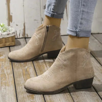 Block Heel Ankle Boots - Update AvenueTrendsi100600773841055100600773841055Block Heel Ankle BootsChocolate