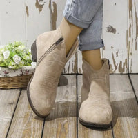 Block Heel Ankle Boots - Update AvenueTrendsi100600773841939100600773841939Block Heel Ankle BootsKhaki