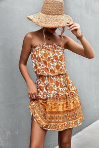 Bohemian Frill Trim Strapless Dress - Update AvenueBoho VibesTrendsi100100389227138100100389227138e2fe4675cfd345659e2c66f174aec350 - MaxCaramel