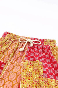 Bohemian Patchwork Drawstring Wide Leg Pants - Update AvenueBoho VibesTrendsi100100008049889100100008049889c9569a4fd19746b4bda027893a8402d1 - MaxRed