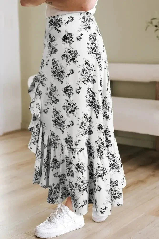 Boho Floral High Waist Ruffle Split Maxi Skirt - Update AvenueBoho VibesTrendsi1001000963900051001000963900056d5ad85e - 7817 - 4ed0 - b360 - bb0825a673de - Max - OriginBlack