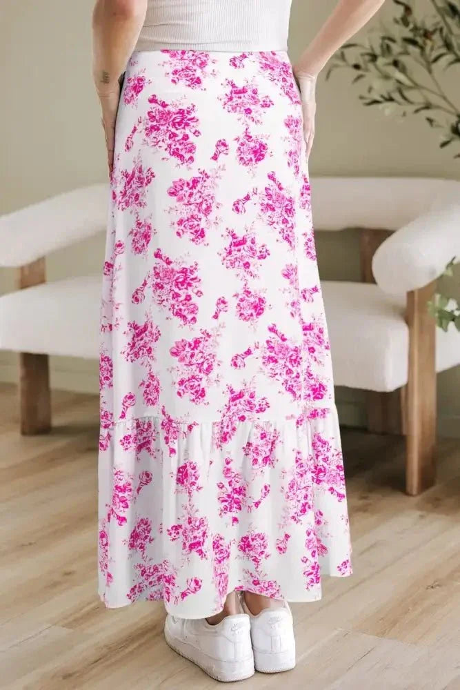 Boho Floral High Waist Ruffle Split Maxi Skirt - Update AvenueBoho VibesTrendsi1001000963950531001000963950532d5940dd - 5f54 - 44d3 - 81bf - 292db56fd2ab - Max - OriginPink