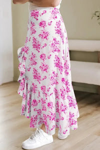 Boho Floral High Waist Ruffle Split Maxi Skirt - Update AvenueBoho VibesTrendsi100100096395053100100096395053f9891318 - 5710 - 4d4b - b44a - 6c09b03d3615 - Max - OriginPink