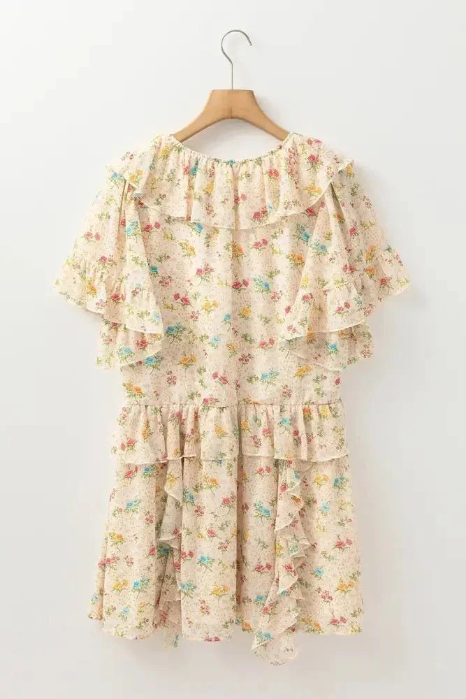 Boho Floral Tassel Tie V Neck Ruffle Wide Sleeve Mini Dress - Update AvenueBoho VibesTrendsi100100320209839100100320209839b33779bf - 73a8 - 470e - 86b0 - bf98849e0ae1 - Max - OriginCream