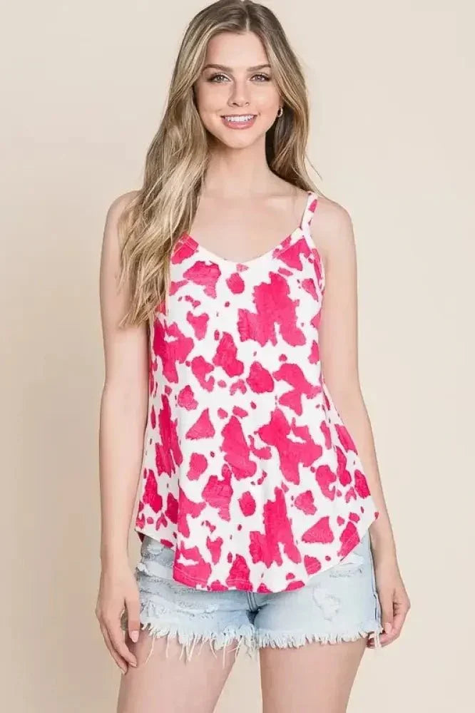 BOMBOM Animal Print Cami - Update AvenueTanks & CamisTrendsi1001000492612501001000492612504beb5ecb59214c5185b5978d0e1a121d - Max - OriginFUCHSIA