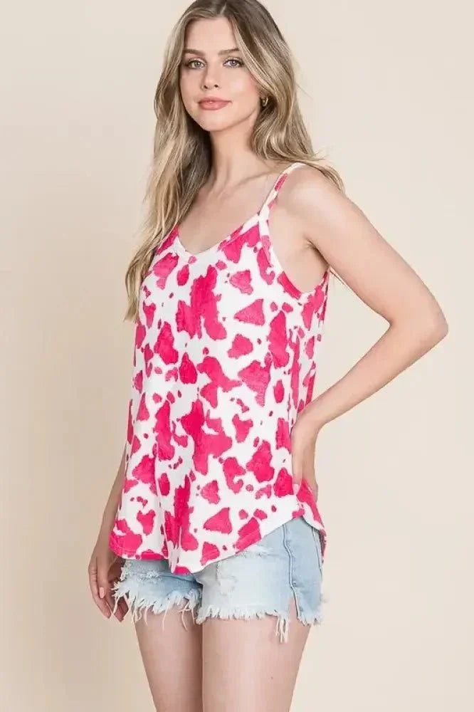 BOMBOM Animal Print Cami - Update AvenueTanks & CamisTrendsi100100049261250100100049261250ec673d9ec8514337b51a9910882b22c4 - Max - OriginFUCHSIA