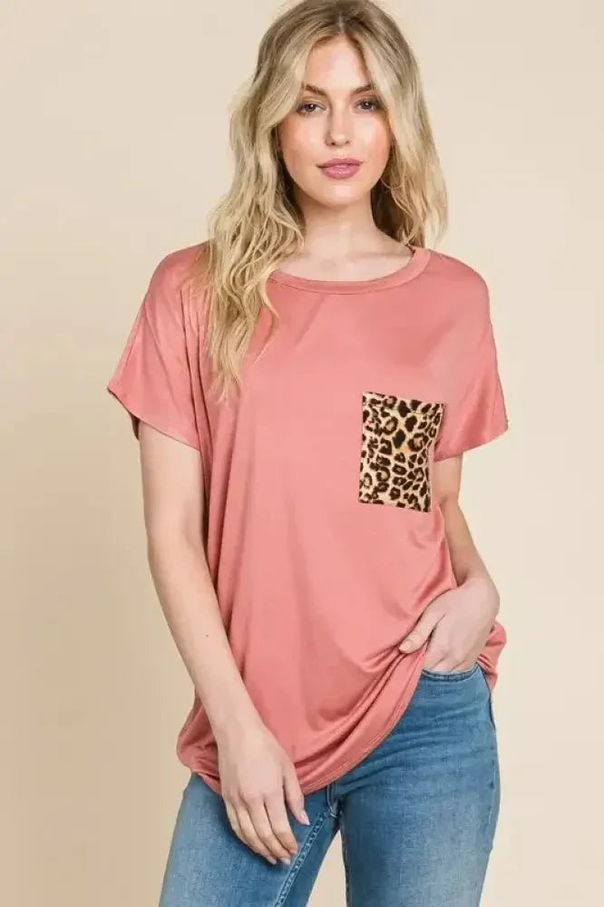 BOMBOM Leopard Chest Pocket Tee - Update AvenueT-ShirtsTrendsi100100389711745100100389711745f0b2102e38434488b8ced34408890b0e - Max - OriginBRICK