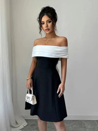 Bow Back Off Shoulder Dress - Update AvenueFormal + Evening DressesTrendsi100100386071385100100386071385Bow Back Off Shoulder DressBlack