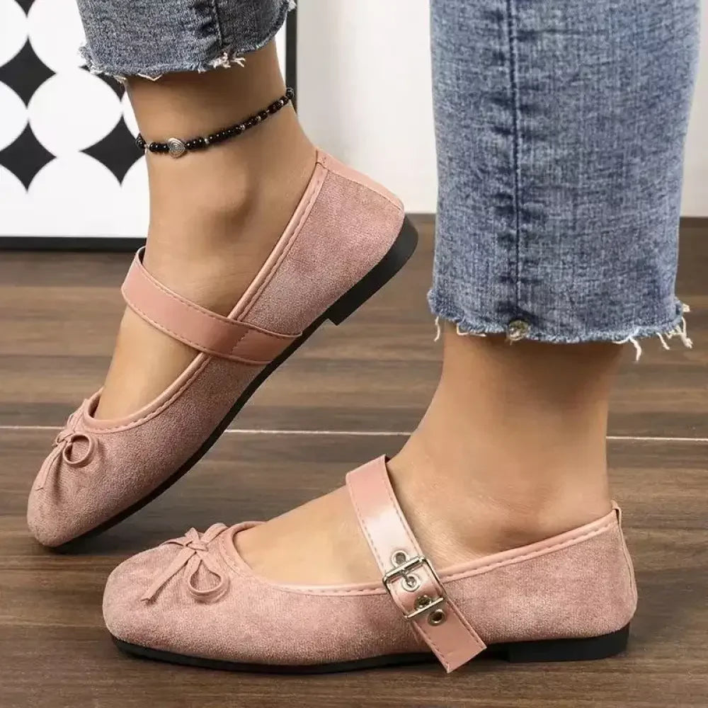 Bow Detail Mary Jane Loafers