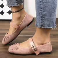 Bow Detail Mary Jane Loafers