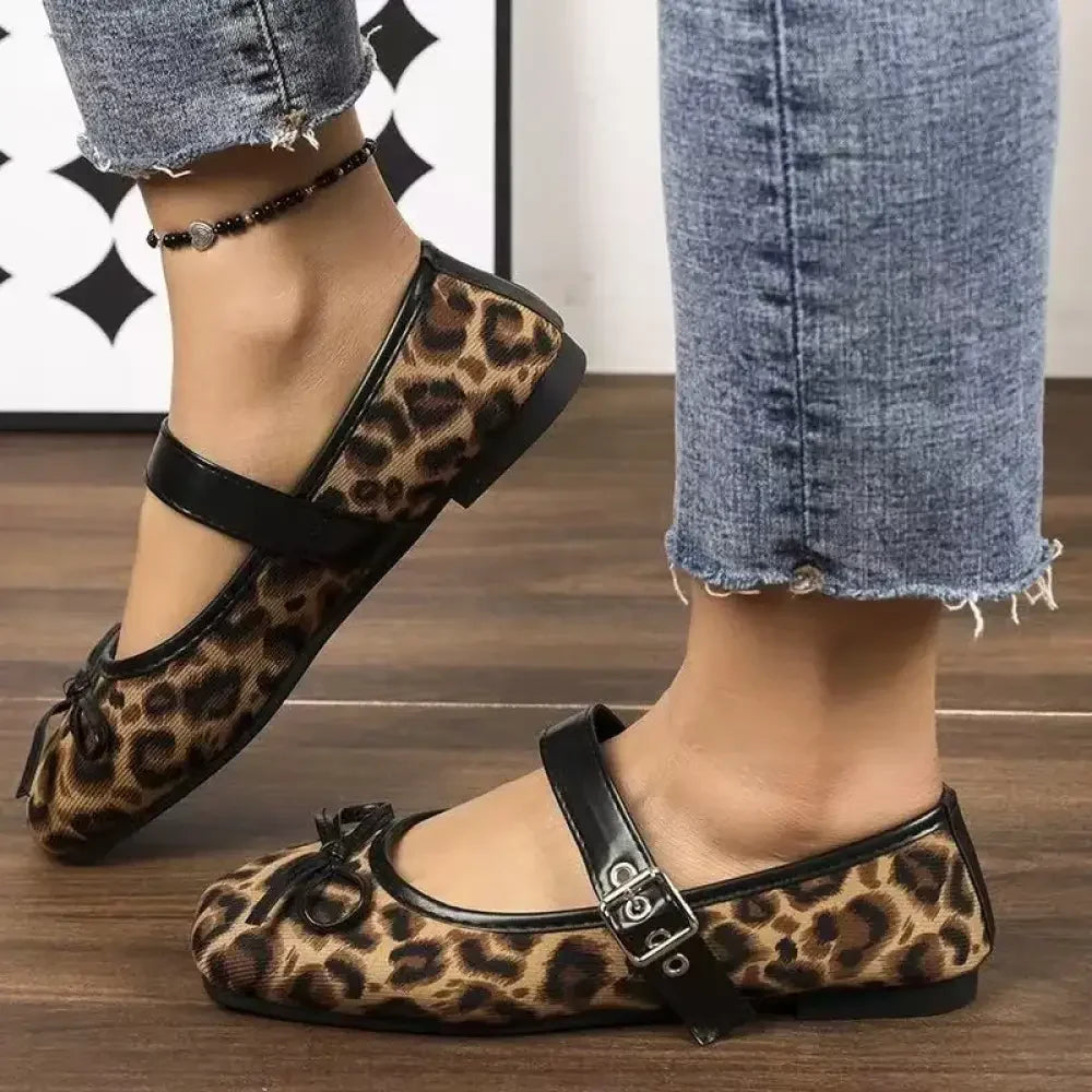 Bow Detail Mary Jane Loafers