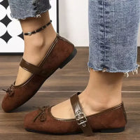 Bow Detail Mary Jane Loafers