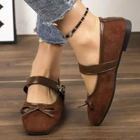 Bow Detail Mary Jane Loafers