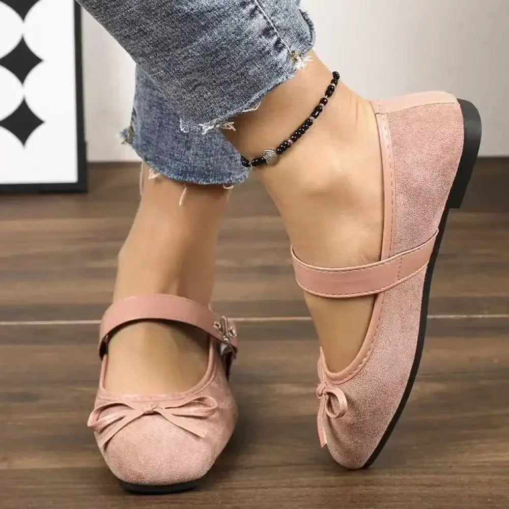 Bow Detail Mary Jane Loafers