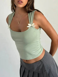 Bow Detail Square Neck Cropped Tank - Update AvenueTrendsi1001006481423221001006481423224ba3767c - 804f - 43ff - 9215 - ab35323da9eb - Max - OriginSage
