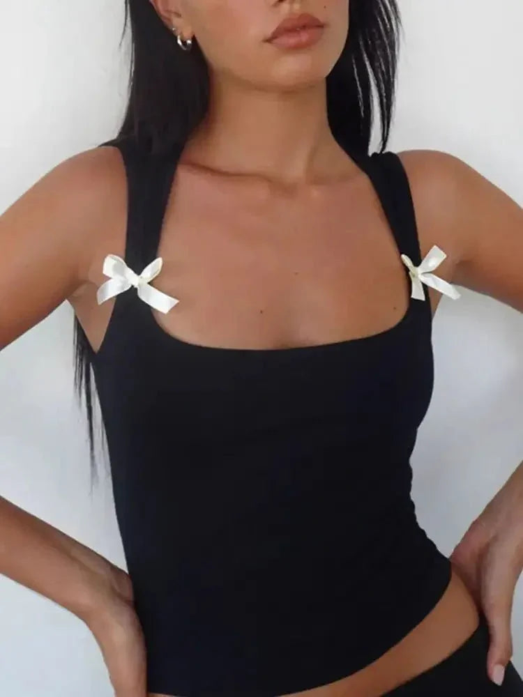 Bow Detail Square Neck Cropped Tank - Update AvenueTrendsi100100648145781100100648145781f89ba784 - 6e1e - 4233 - b6f7 - 179e5bb263bf - Max - OriginBlack