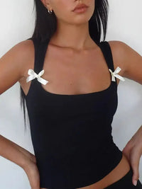 Bow Detail Square Neck Cropped Tank - Update AvenueTrendsi100100648145781100100648145781f89ba784 - 6e1e - 4233 - b6f7 - 179e5bb263bf - Max - OriginBlack