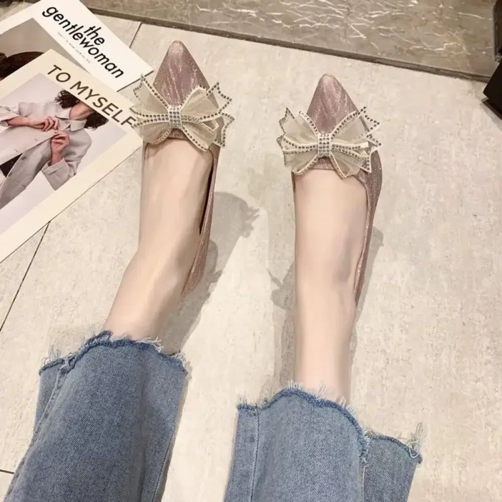 Bow Point Toe Pumps