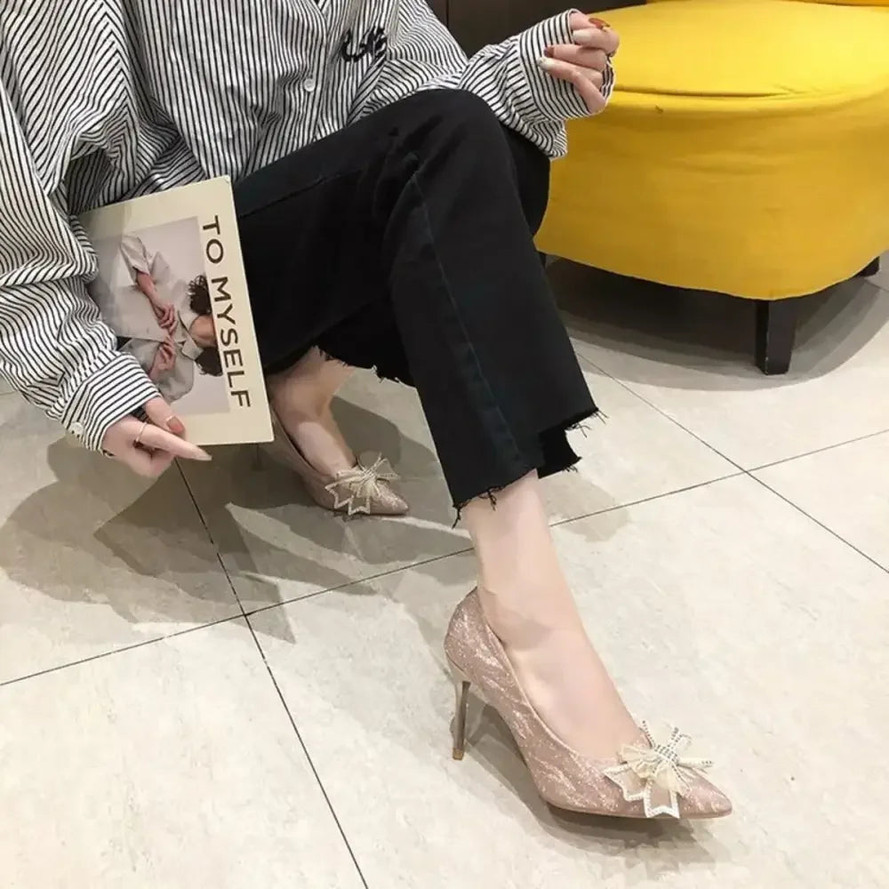 Bow Point Toe Pumps