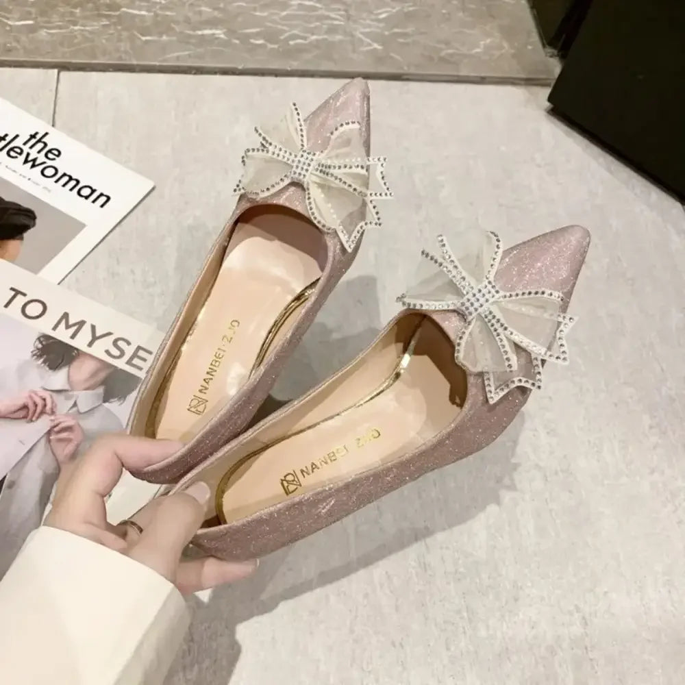 Bow Point Toe Pumps