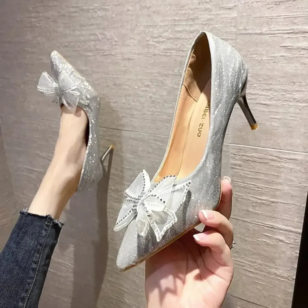 Bow Point Toe Pumps