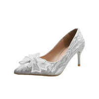Bow Point Toe Pumps
