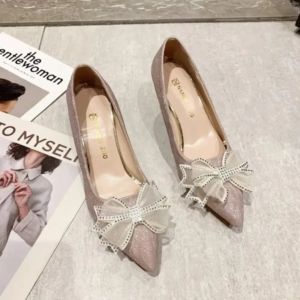Bow Point Toe Pumps