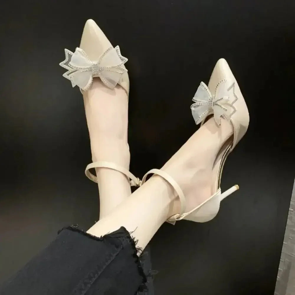 Bow Point Toe Pumps - Update AvenueTrendsi100600726809225100600726809225Bow Point Toe PumpsBeige