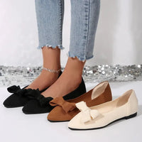 Bow Point Toe Slip - Ons - Update AvenueTrendsi100600016673861100600016673861Bow Point Toe Slip - OnsIvory