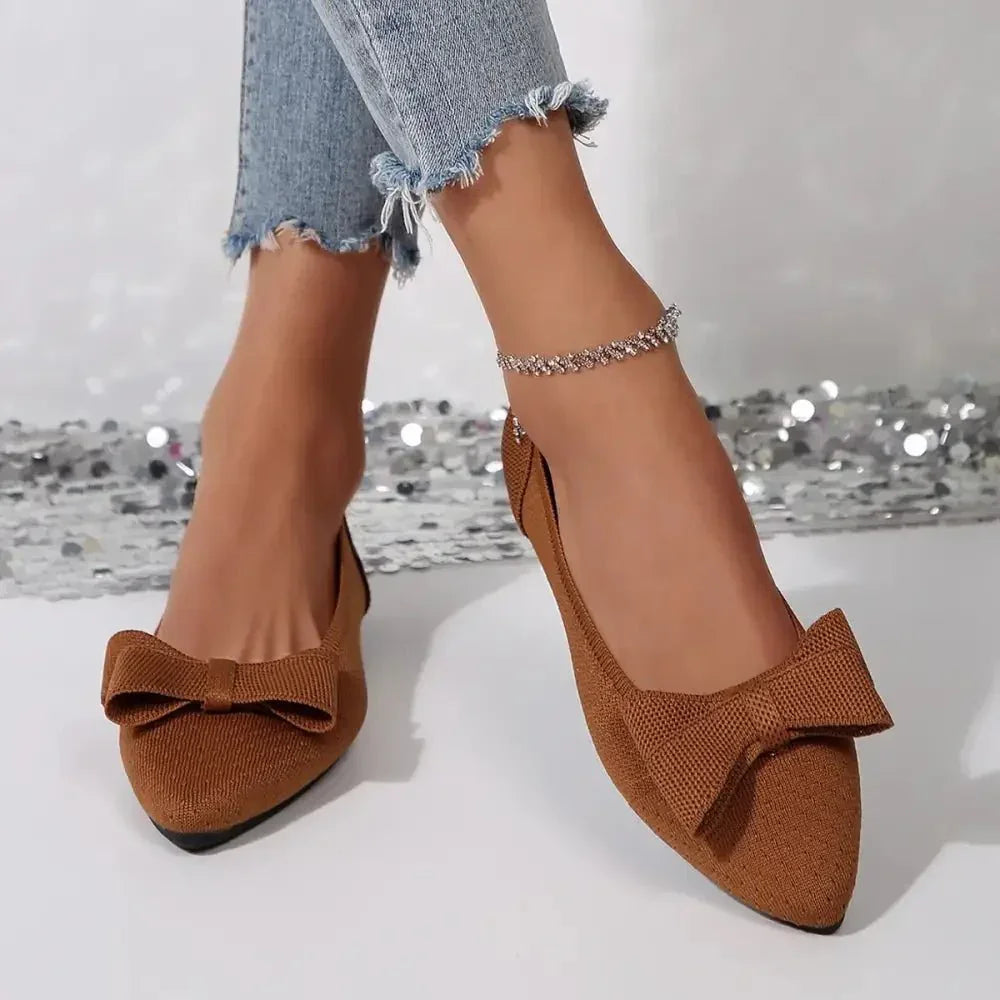 Bow Point Toe Slip - Ons - Update AvenueTrendsi100600016674723100600016674723Bow Point Toe Slip - OnsBrown