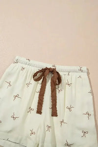 Bow Print Lace Drawstring Casual Shorts - Update AvenueBoho VibesTrendsi10010078106091710010078106091752e71f0e - c758 - 40ea - b6fd - 965a62d7d092 - Max - OriginCream