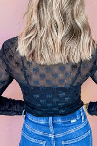 Bow Round Neck Long Sleeve Top - Update AvenueTrendsi10010064010132710010064010132769085508 - 865e - 42c3 - 8337 - 87e94d9eec10 - MaxBlack