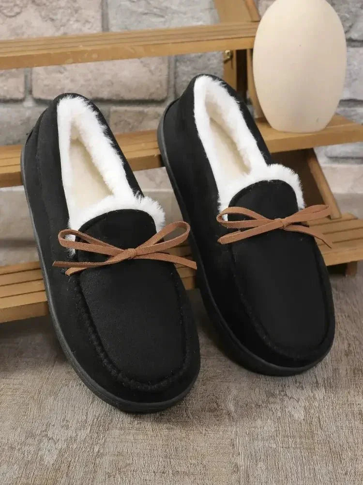 Bow Round Toe Flat Slip - Ons - Update AvenueTrendsi100600322891161100600322891161Bow Round Toe Flat Slip - OnsBlack