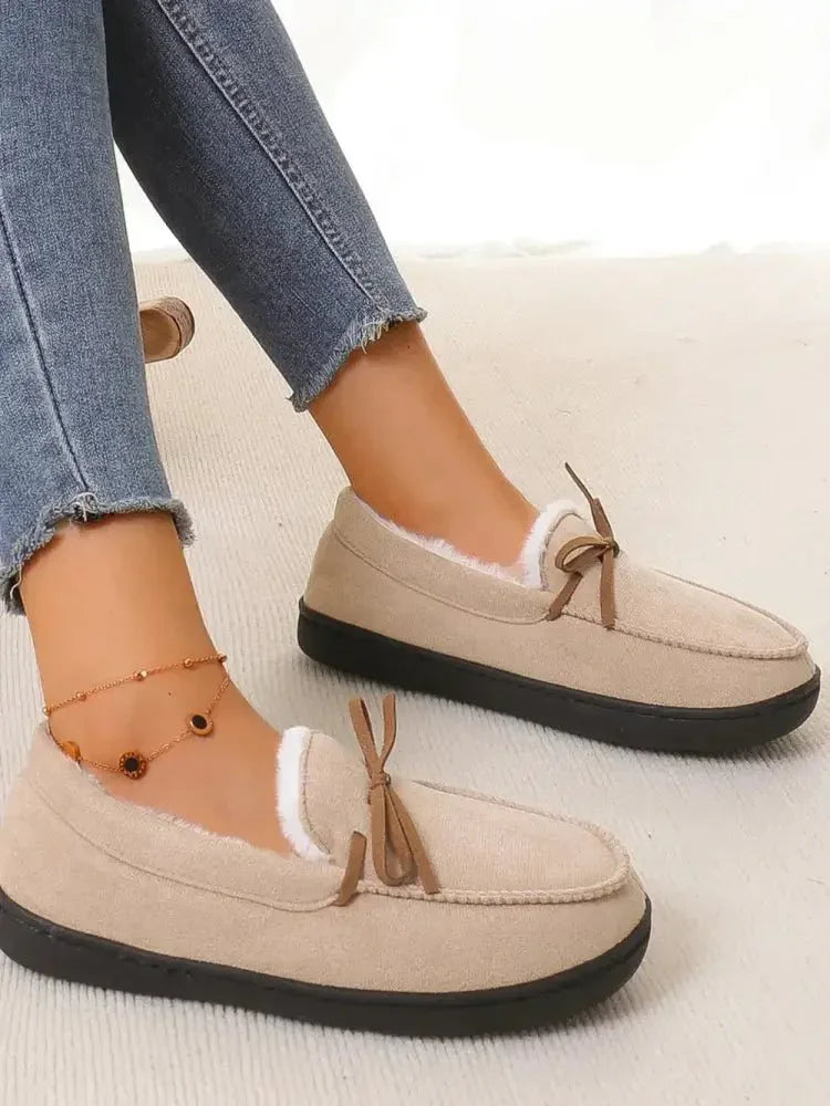 Bow Round Toe Flat Slip - Ons - Update AvenueTrendsi100600322891621100600322891621Bow Round Toe Flat Slip - OnsDust Storm