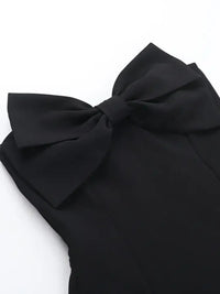 Bow Tube A-Line Mini Dress