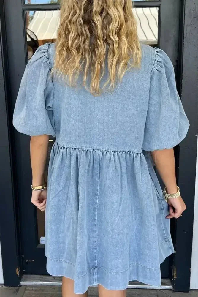 Bowknot Round Neck Half Sleeve Denim Dress - Update AvenueDenim Dresses & SkirtsTrendsi100100612461909100100612461909c9fb8f8a - 6189 - 4123 - 9404 - 9b4149eb6da2 - MaxMedium