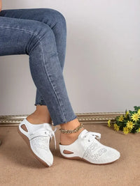 Breathable Lace-Up Slip-Ons