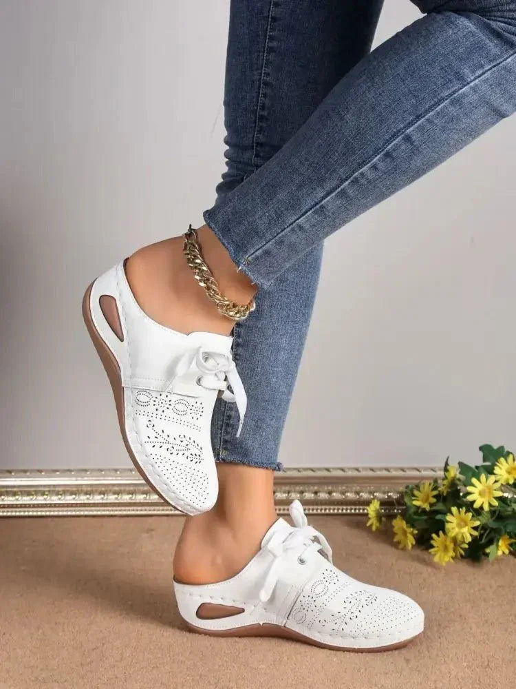 Breathable Lace - Up Slip - Ons - Update AvenueTrendsi100600264260633100600264260633Breathable Lace - Up Slip - OnsWhite