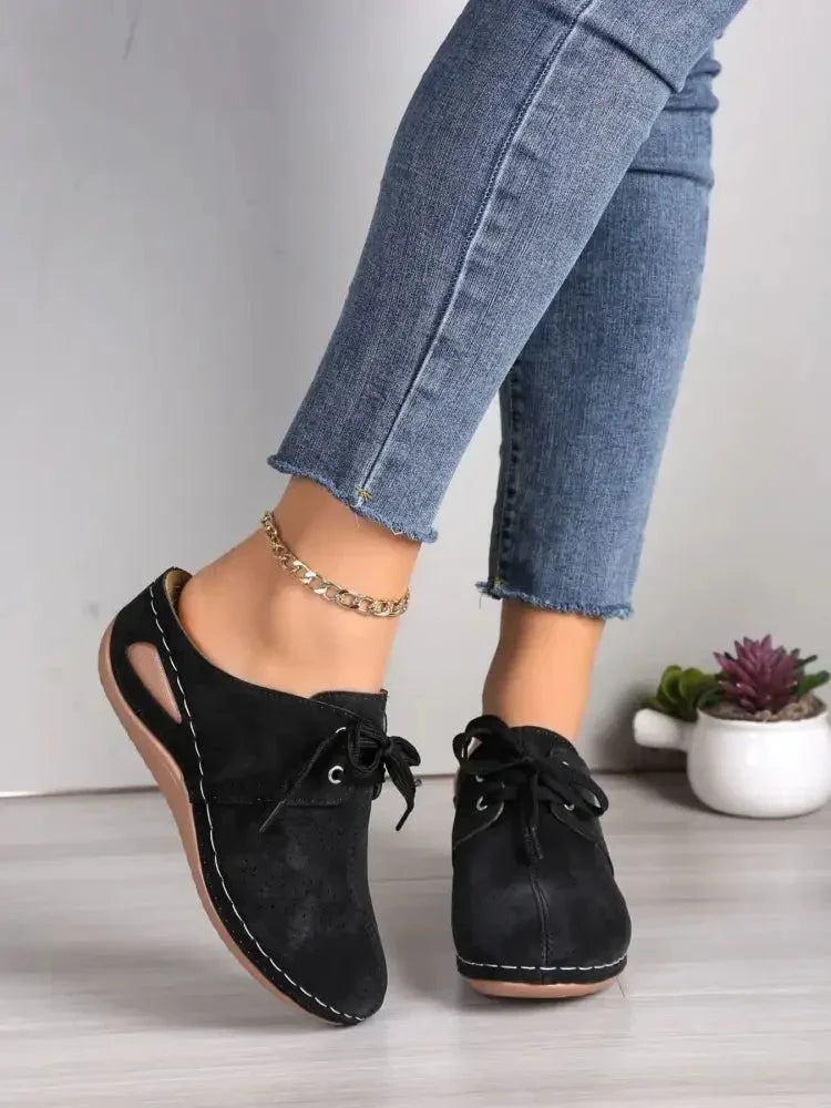 Breathable Lace - Up Slip - Ons - Update AvenueTrendsi100600264269421100600264269421Breathable Lace - Up Slip - OnsBlack