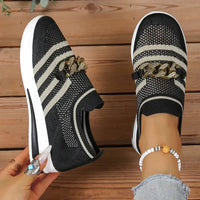 Breathable Mesh Round Toe Slip - Ons - Update AvenueTrendsi100600086504203100600086504203Breathable Mesh Round Toe Slip - OnsBlack