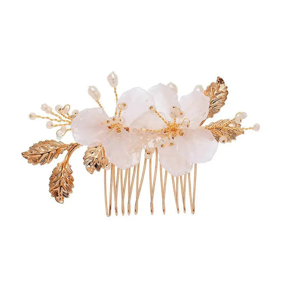 Bridal jewelry Europe and the United States hair accessories free shipping new Mori hair comb earrings set handmade comb dress headdress gold - Update AvenueUpdate Avenues211532039310001Bridal jewelry Europe and the United States hair accessories free shipping new Mori hair comb earrings set handmade comb dress headdress gold - Update AvenuesS8307 Hair Comb