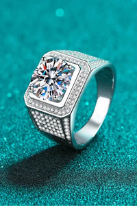 Bring It Home 925 Sterling Silver Moissanite Ring - Update AvenueRingTrendsi100100860745678100100860745678Bring It Home 925 Sterling Silver Moissanite RingSilver