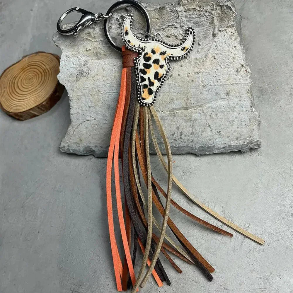 Bull Shape Fringe Key Chain - Update AvenueTrendsi101300191541233101300191541233Bull Shape Fringe Key ChainStyle A