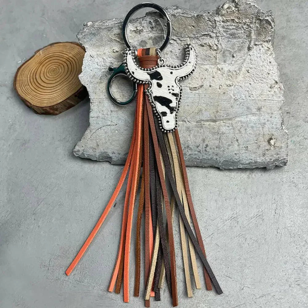 Bull Shape Fringe Key Chain - Update AvenueTrendsi101300191549606101300191549606Bull Shape Fringe Key ChainStyle B