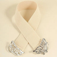 Butterfly Alloy Buckle Elastic Belt - Update AvenueTrendsi101300620890164101300620890164Butterfly Alloy Buckle Elastic BeltLight Yellow